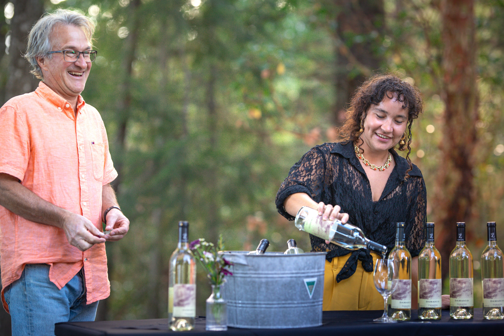 Loretta Zanatta and Jim Moody of Zanatta Winery Loretta Zanatta and Jim Moody of Zanatta Winery