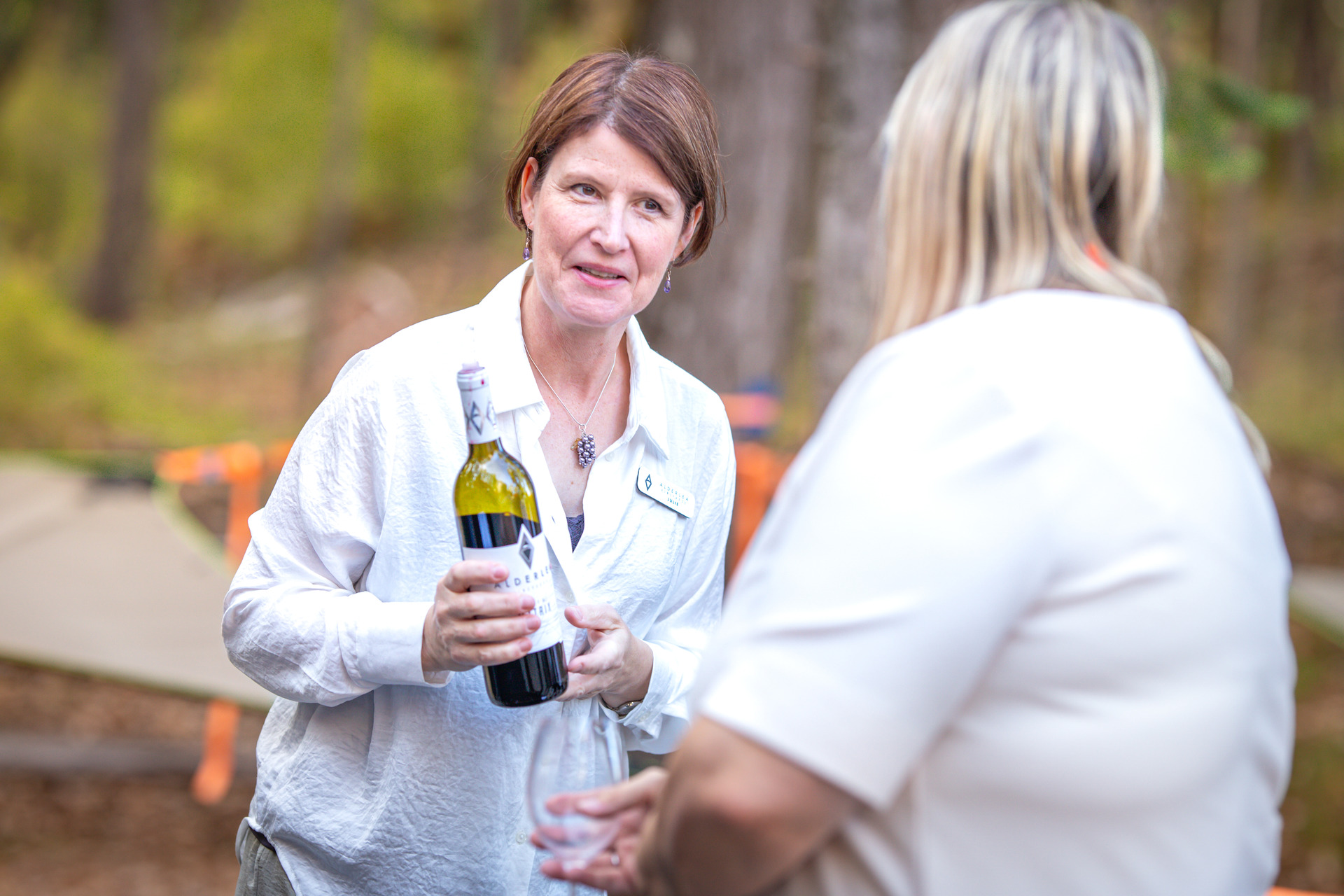 Julie Powell of Alderlea Vineyards Julie Powell of Alderlea Vineyards