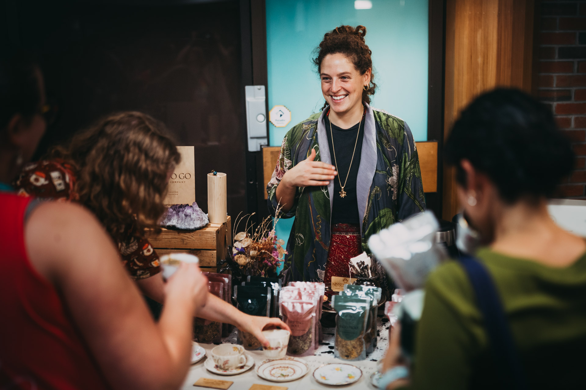 Bree Sharratt at Island Elixir Tea Company Bree Sharratt at Island Elixir Tea Company